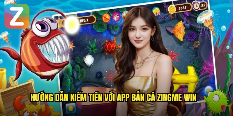 Hướng dẫn kiếm tiền với app bắn cá zingme win